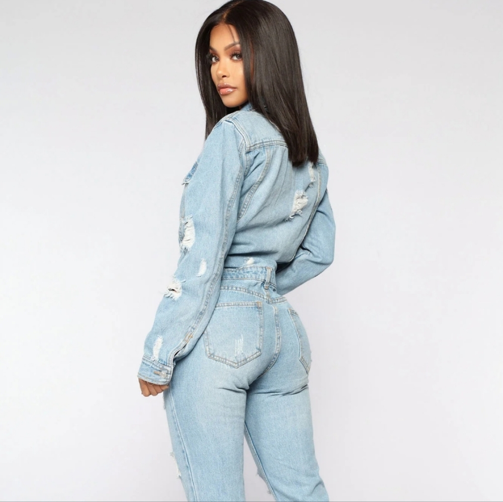 Denim jumpsuit
